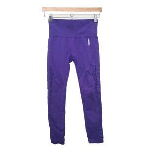Gymshark Leggings Size Small Indigo Purple Energy Plus Seamless Fitness Athletic